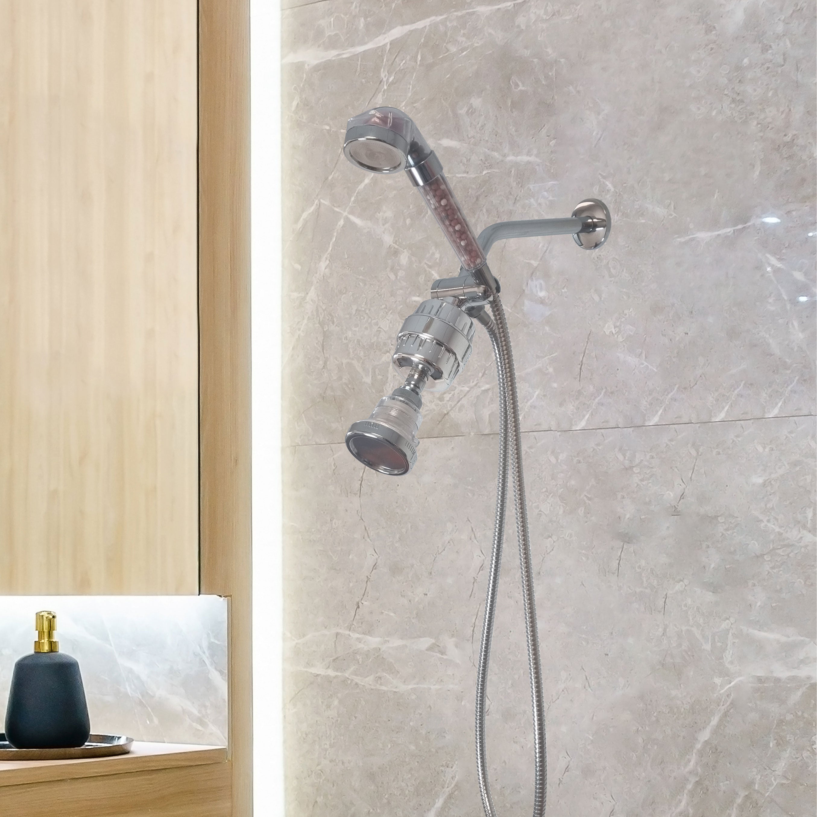 Mineralstream ™ LED Ionic Duschkopf