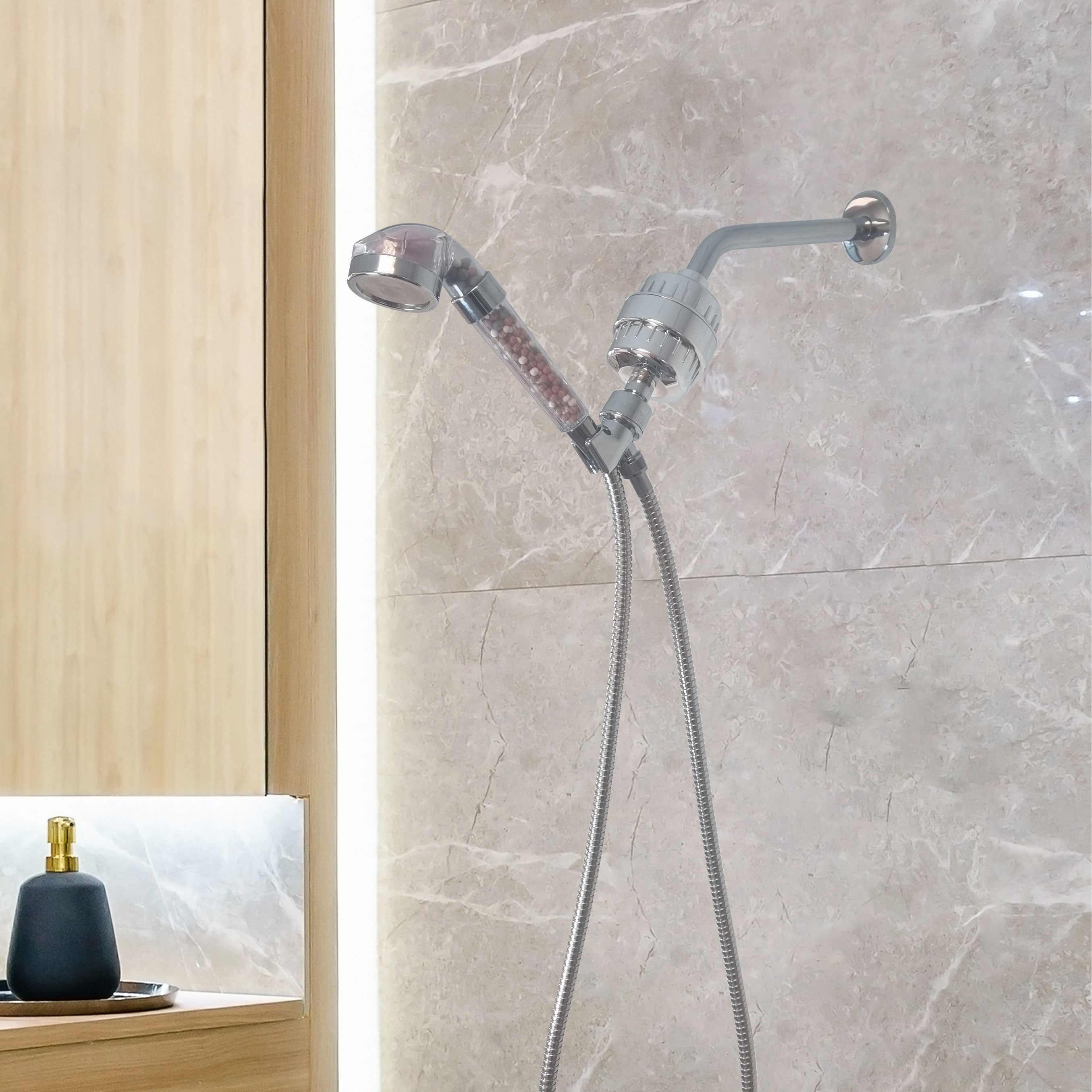 Mineralstream ™ LED Ionic Duschkopf