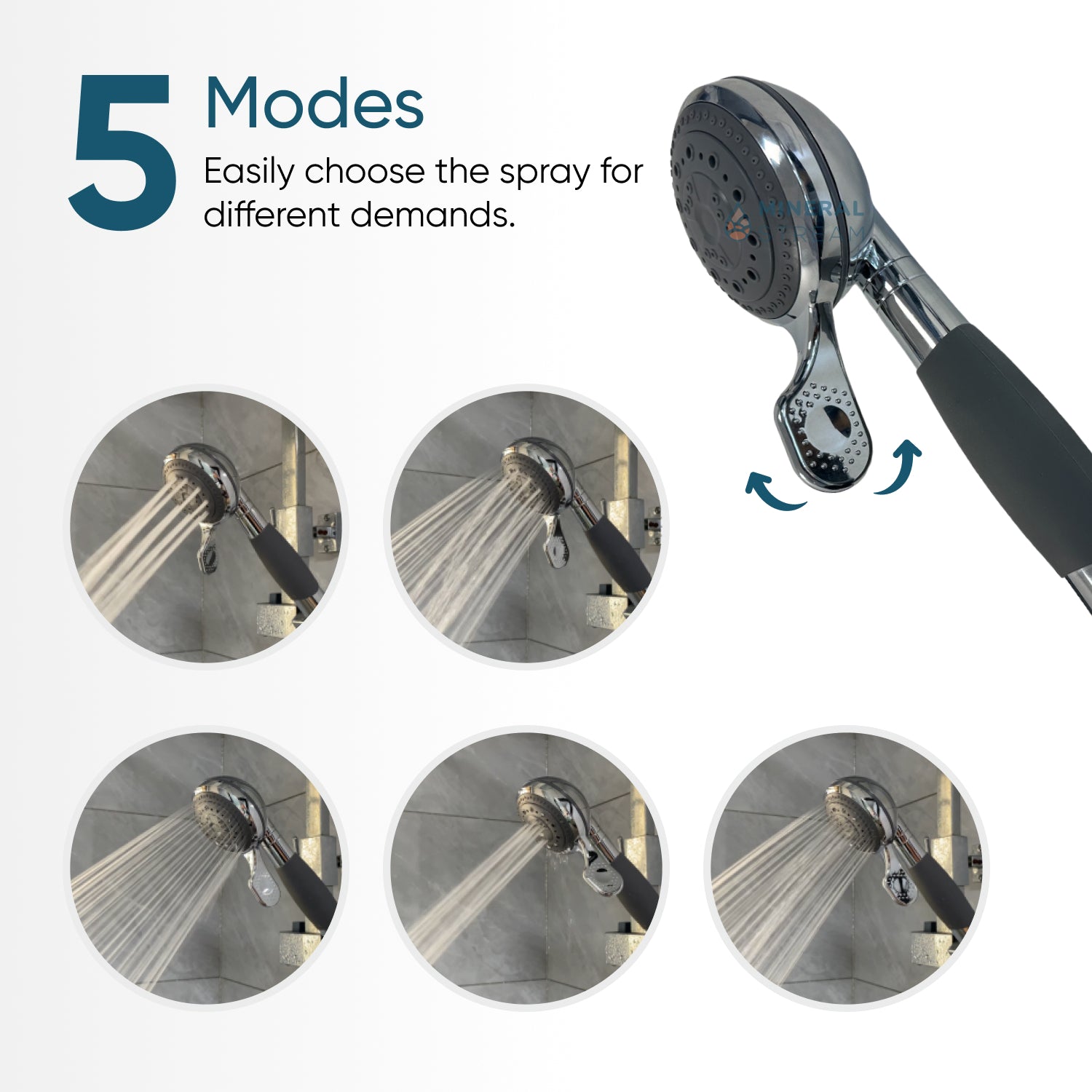 Assistives Dusch-Doppelduschsystem