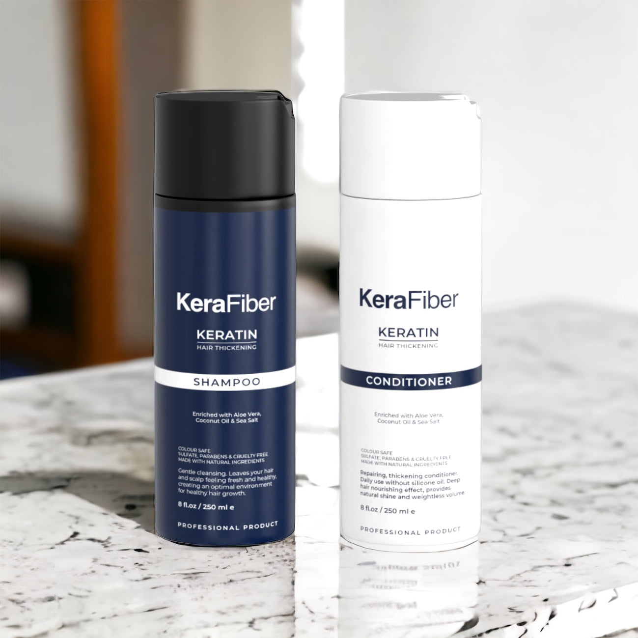 Shampoo für hartes Wasser & Spülung