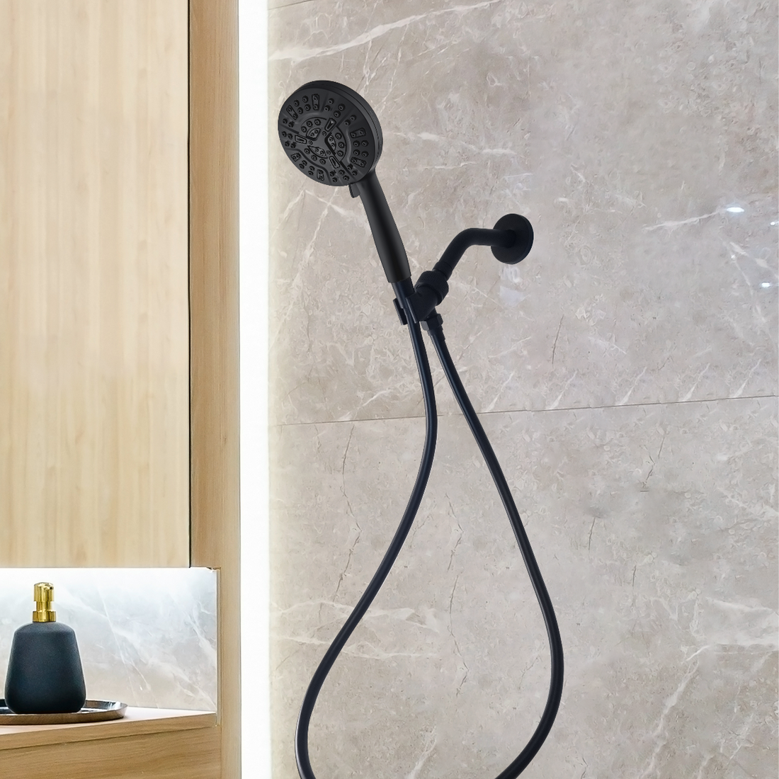 Luxe 10-Modus-Duschkopf-Duschset