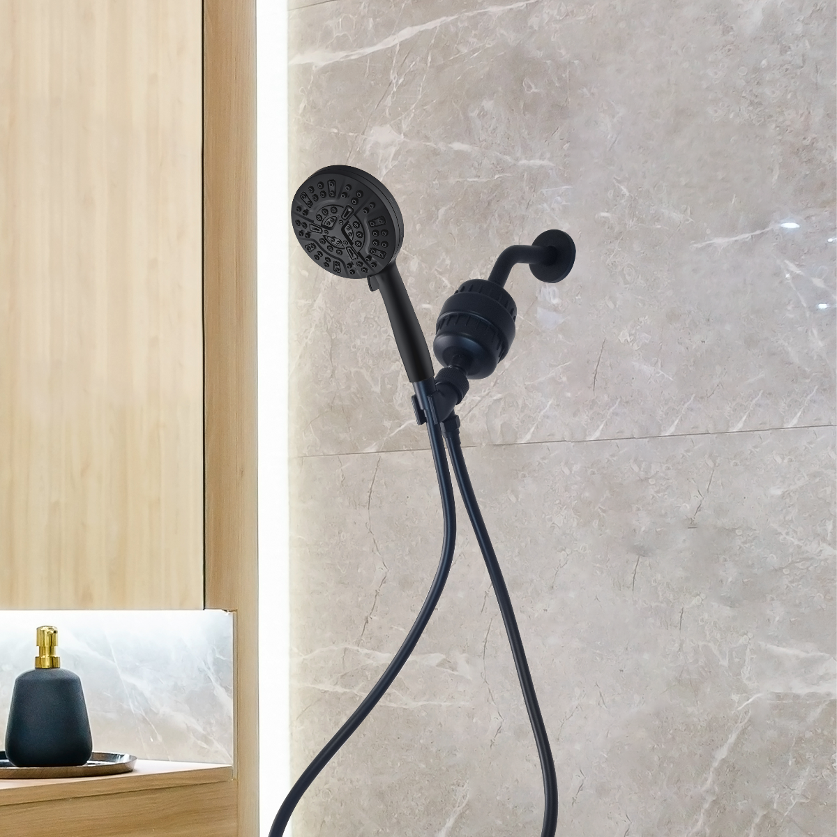 Mineralstream Luxe 10 Modus Hochdruck Duschkopf (gefiltert)
