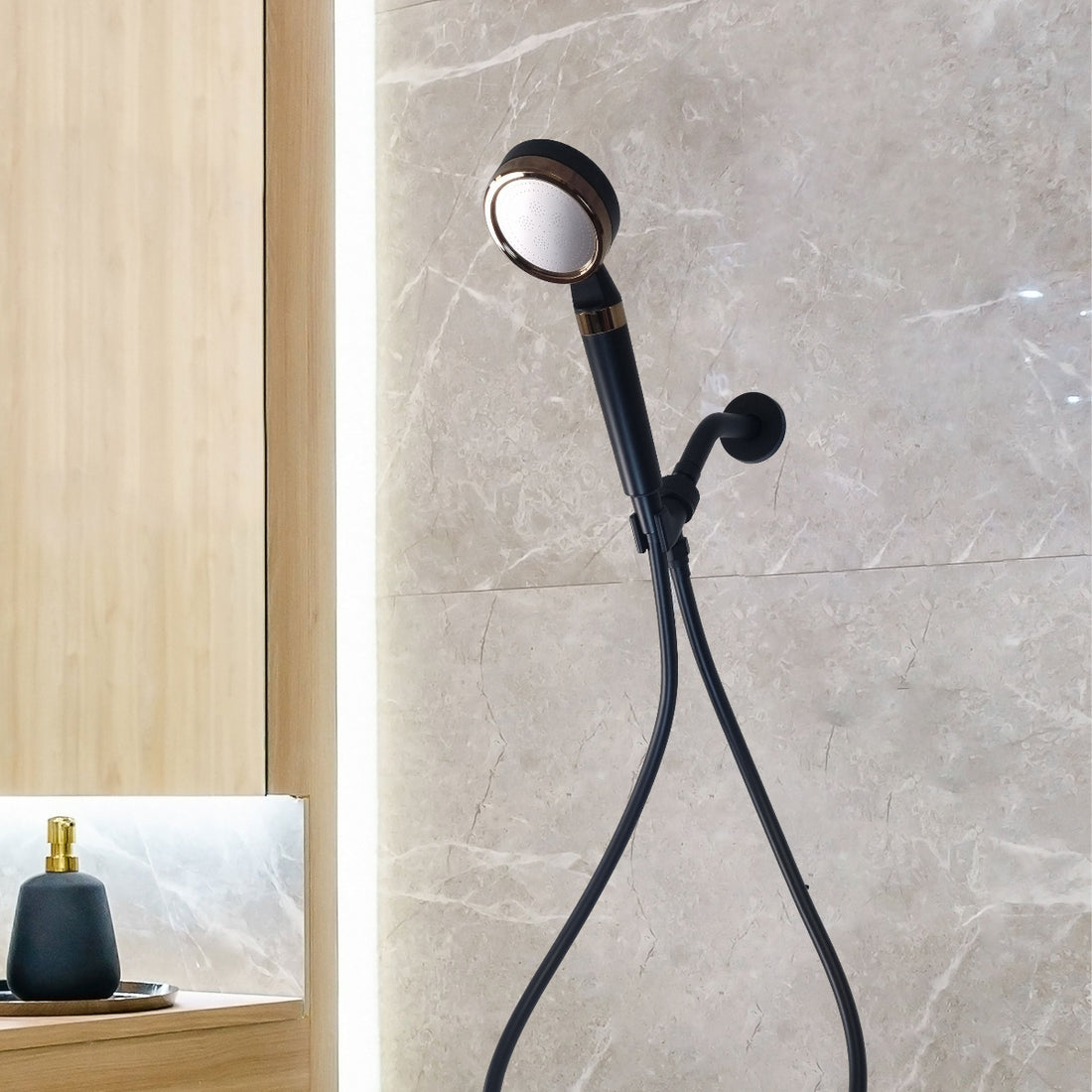 MineralStream™ BLACK – Vitamin-C-Duschset