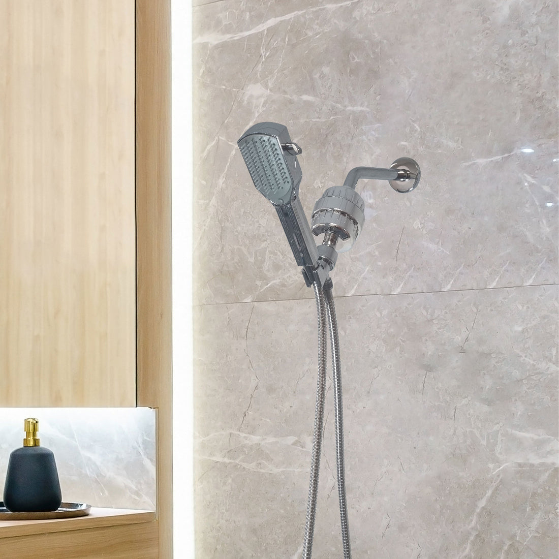 Detangler Comb Duschkopf Komplettes Duschset